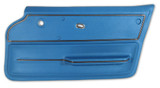 65-66 Chevrolet Corvette Base (Convertible) Türinnenverkleidung - Hellblau Rechts