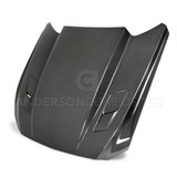 15-17 Ford Mustang Motorhaube - Type-CJ - Carbon