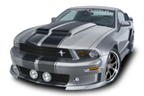 10-12 Ford Mustang (4.0, 5.0) Stoßfänger - Cervinis - C Serie - Schwarzer Grilleinsatz Vorne