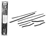 64-66 Ford Mustang (Convertible/Hardtop) Fensterschachtleistenset