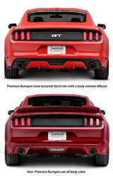 15-17 Ford Mustang Stoßstangenansatz - 4 - Lamellen für OE Diffusor Hinten unten