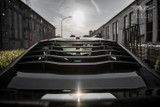 15-26 Ford Mustang Abdeckung Heckscheibe - Mach1 Style - Lambo Design - schwarz matt