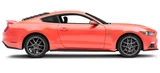 15-26 Ford Mustang Abdeckung Heckscheibe - Mach1 Style - Lambo Design - schwarz matt