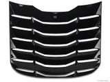 15-26 Ford Mustang Abdeckung Heckscheibe - Mach1 Style - Lambo Design - schwarz glanz