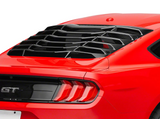 15-26 Ford Mustang Abdeckung Heckscheibe - Mach1 Style - Lambo Design - schwarz glanz