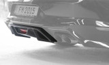 18-23 Ford Mustang Stoßstangenansatz - Abbes - Heckdiffusor - 2 Finnen - Mit TÜV Hinten