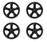 05-26 Ford Mustang Felgensatz - Shelby CS11 - 9,5x20 Zoll - Schwarz Vorne und hinten