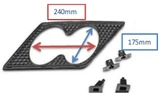 15-17 Ford Mustang Stoßstangenansatz - GT350 Style - Diffusor für 4-Rohr Abgasanlage