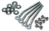 58-67 Chevrolet Corvette Base Halterung Sonnenblende - Set Links und Rechts