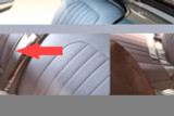 56-62 Chevrolet Corvette Klappe Handschuhfach - Zierteil rechts