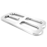 15-23 Ford Mustang Emblem Heckklappe - EB - Chrom