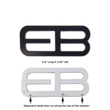 15-23 Ford Mustang Emblem Heckklappe - EB - Schwarz