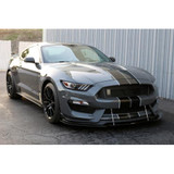18-20 Ford Mustang Shelby GT350 Spoilerschwert - Carbon - Shelby GT350 Vorne