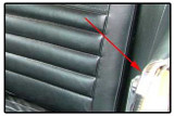 65-66 Ford Mustang (Hardtop) Edelstahl Abdeckungen für Pony Seitenverkleidung