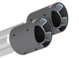18-23 Ford Mustang Abgasanlage - BORLA ATAK - 4-Rohr - Carbon Blenden