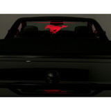 15-23 Ford Mustang (Convertible) Windschott - Beleuchtet Running Pony rot