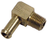 63-66 Chevrolet Corvette Anschluss Kraftstoffpumpe - Messing - 90 °