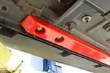 15-24 Ford Mustang Rahmenversteifung - Aufnahme Wagenheber - Schwarz - Flach Links und Rechts
