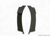 15-17 Ford Mustang Spritzschutz-Set - Carbon - Hinten Hinten