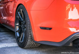 15-17 Ford Mustang Spritzschutz-Set - Carbon - Hinten Hinten