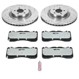 15-23 Ford Mustang GT (5.0) Überholsatz Verschleißteile Bremse - Powerstop Z26  - Track - VA 380mm - 6-Kolben Bremsanlage Vorne