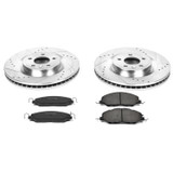 11-14 Ford Mustang GT (5.0) Überholsatz Verschleißteile Bremse - Powerstop Z23 - Street - VA 336mm - ohne Brembo Vorne