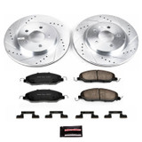 05-10 Ford Mustang Base (4.0) Überholsatz Verschleißteile Bremse - Powerstop Z23 - Street - VA/HA Vorne und hinten
