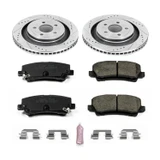 15-23 Ford Mustang (2.3, 5.0) Überholsatz Verschleißteile Bremse - Powerstop Z23 - Street - VA 352mm / HA 330mm - 4-Kolben Bremsanlage Vorne und hinten