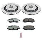 15-23 Ford Mustang (2.3, 5.0) Überholsatz Verschleißteile Bremse - Powerstop Z26 - Track - VA 352mm / HA 330mm - 4-Kolben Bremsanlage Vorne und hinten