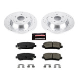 15-23 Ford Mustang (3.7) Überholsatz Verschleißteile Bremse - Powerstop Z23 - Street - 2-Kolben Bremse Vorne - VA/HA 320mm Vorne und hinten