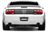 05-09 Ford Mustang Rahmen für Rücklicht - Matt Schwarz - Links & Rechts