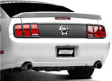 05-09 Ford Mustang Rahmen für Rücklicht - Matt Schwarz - Links & Rechts