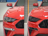 18-23 Ford Mustang Komplettset Tönungsfolie Beleuchtung - Schwarz Vorne und hinten