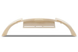 13-14 Ford Mustang Spoiler - Cervinis - C-Series - Schwarz Strukturiert Vorne unten