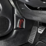 15-23 Ford Mustang Griff für Motorhaubenentriegelung - Aluminium - Rot