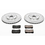 07-12 Ford Mustang Shelby GT500 (5.4) Scheibenbremssatz - Powerstop Z23 - Street - VA 355mm - HA 300mm Vorne und hinten