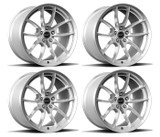 15-25 Ford Mustang Felgensatz - Shelby CS5 - 9,5x19 Zoll und 11x19 Zoll - Chrome Powder Vorne und hinten