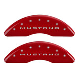 15-17 Ford Mustang (5.0) Blende Bremssattel - Rot - Vorne und hinten - OEM 4- Kolben Performance Bremse Vorne und hinten
