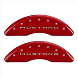 15-17 Ford Mustang (5.0) Blende Bremssattel - Rot - Vorne und hinten - OEM 4- Kolben Performance Bremse Vorne und hinten