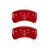 15-17 Ford Mustang (5.0) Blende Bremssattel - Rot - Vorne und hinten - OEM 4- Kolben Performance Bremse Vorne und hinten