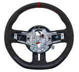 15-17 Ford Mustang Lenkrad - Leder / Alcantara - OEM GT350R - Roter Streifen
