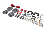 15-23 Ford Mustang GT (5.0) Upgrade Bremsanlage - OEM Bullit - 15 " VA / 13 " HA - Rote Sättel Vorne und hinten
