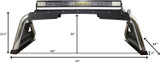 19-21 Ram 1500 Überrollbügel - Go Rhino Sport Bar 2.0 - Edelstahl - inkl. Lichtmontageleiste