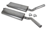 56-62 Chevrolet Corvette Mittelschalldämpfer Set