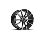 15-25 Ford Mustang Felge - Shelby CS10 - Aluminium - 11x20 Zoll - Schwarz mit abgedrehtem Stern Hinten