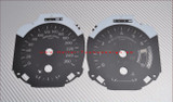 18-20 Ford Mustang Tachoziffernblatt - Carbon bis 260 km/h