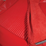 1961 Chevrolet Corvette Base Sitzbezüge - Leder - Rot