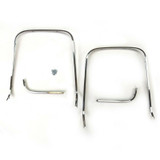 1967 Ford Mustang Zierelement Sitz - Deluxe - Edelstahl - Vorne links und rechts - Set Links und Rechts