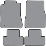 05-10 Ford Mustang Fußmatten Set - Schwarz Tri-Bar Pony - Vorne und hinten