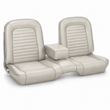 64-65 Ford Mustang (Convertible/Hardtop) Sitzbezüge - Standard - Bench Seat - Weiß - Vorne
